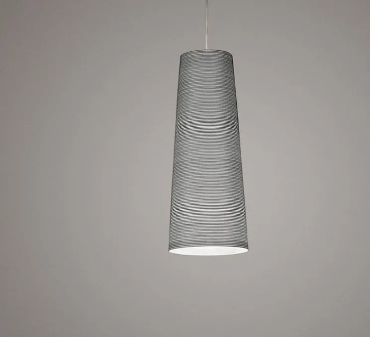 Suspension, Tite 2, noir, Ø21cm, H55cm - Foscarini