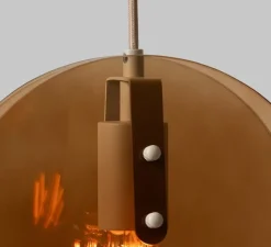 Suspension, Toledo, ambre, Ø22cm, H26cm - It's about Romi