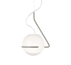 Suspension*Foscarini Suspension, Tonda, , L39cm, H59cm - blanc, titane