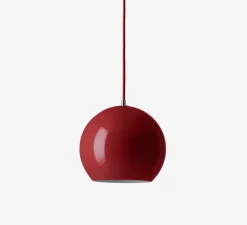Suspension, Topan VP6, rouge vermillon, Ø21cm, H19cm - Andtradition
