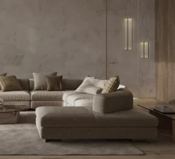 Suspension*Alma light Suspension, Totem II, , LED, dim, 2700K, 1520 lm, Ø13,5cm, H26cm - transparent, bronze satiné