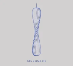 Suspension, TR7, blanc, Ø25cm, H145cm - Tom Rossau