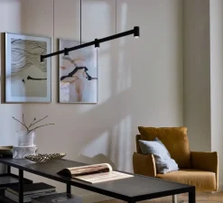 Suspension, Trace 1.0, noir, LED, dim, 2700K, 720 lm, L110,8cm, H5cm - Wever&Ducré