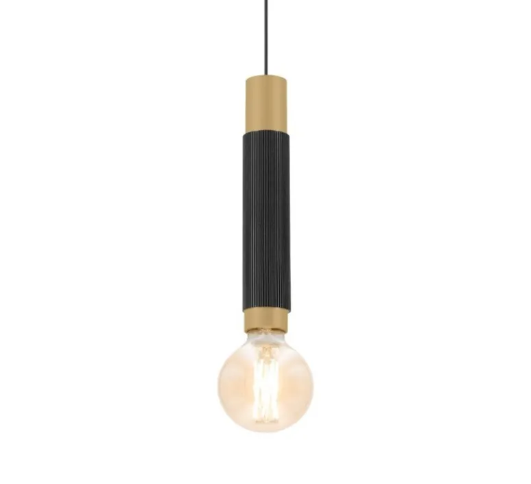 Suspension*Wever&Ducré Suspension, Trace suspended 2.0, , Ø4,8cm, H26cm - noir mat, champagne