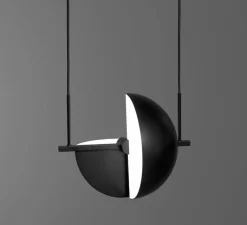 Suspension*Oblure Suspension, Trapeze, , L37cm, H16cm - noir et blanc