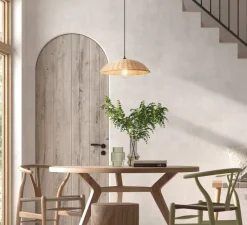 Suspension*MDC Suspension, Trenza, , Ø40cm, H10cm - naturel