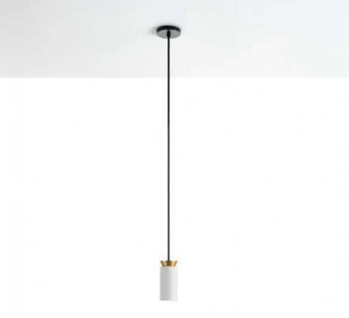 Suspension*Carpyen Suspension, Triana, , Ø6cm, H15cm, LED, 3000k, 900lm - blanc, or