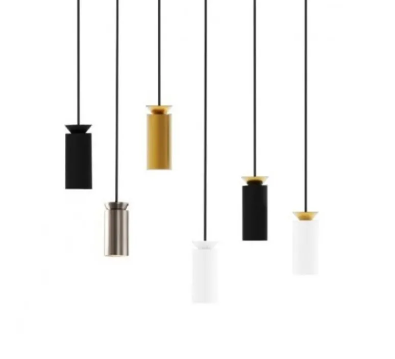 Suspension*Carpyen Suspension, Triana, , Ø6cm, H15cm, LED, 3000k, 900lm - blanc, or
