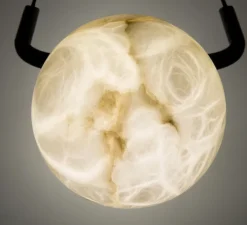 Suspension*Alma light suspension, Tribeca, , LED, 2700K, 270lm, Ø76cm, H25cm - noir