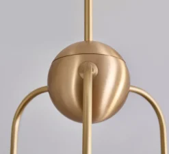 Suspension, Triple, Eos S, laiton brossé, Ø15,7cm, H70cm - Bert franck