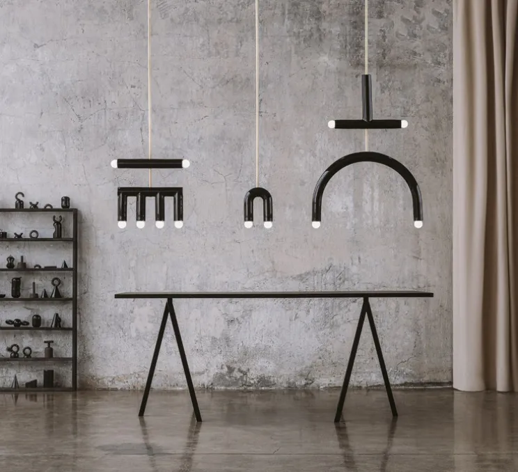 Suspension, TRN A1, noir, L16cm, H18cm - Pani Jurek