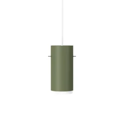 Suspension, Tube, petit, vert sapin, Ø16cm, H8cm - Moebe
