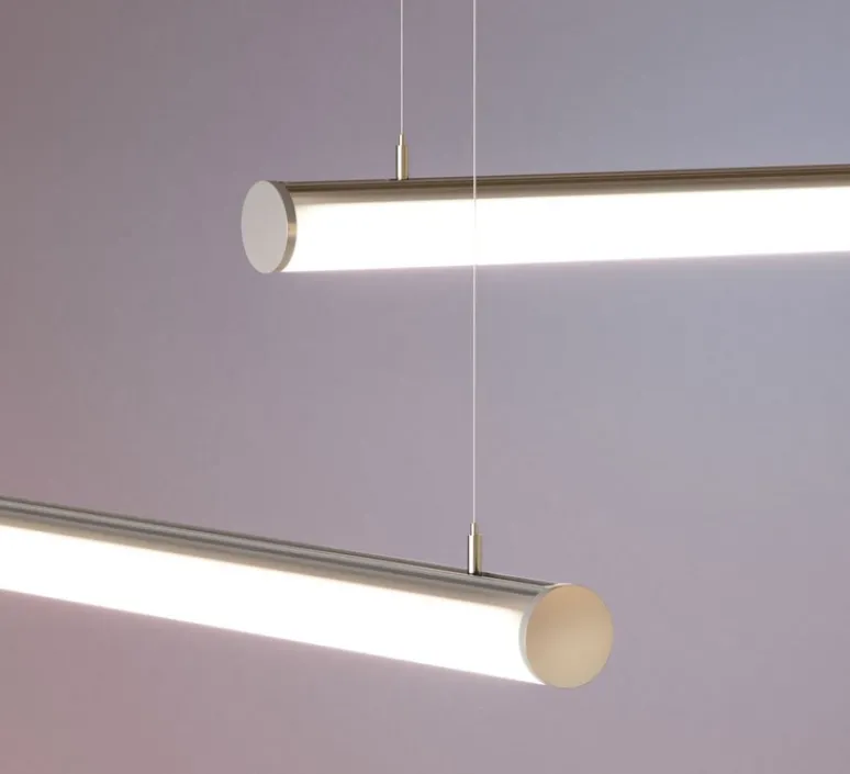 Suspension*Beneito Faure Suspension, Tubi D-60, , LED, dim, 4000K, 6882 lm, L197cm, H6,2cm - blanc