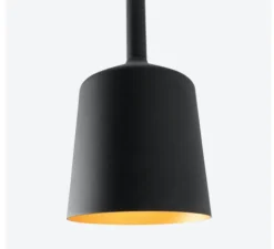 suspension, Tulip Bloom, noir et or, Ø14,8cm, H18cm - Modular Lighting