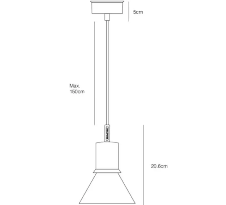 Suspension|Enfants*Anglepoise Suspension, TYPE 80, , Ø14,5cm, H20,6cm - noir mat
