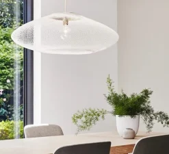 Suspension, UFO full Large, blanc, Ø80cm, H24cm - Atelier Robotiq