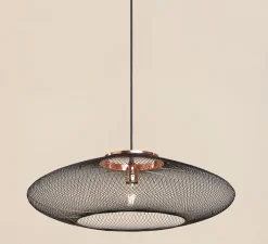 Suspension*Atelier Robotiq Suspension, UFO Full Large, , Ø80cm, H24cm - noir charbon