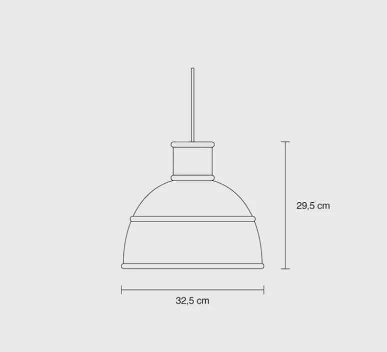 Enfants|Suspension*Muuto Suspension, Unfold, , Ø32,5cm, H29,5cm- gris foncé