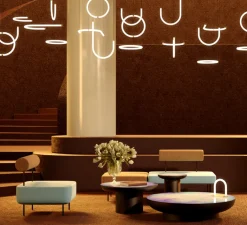 Suspension*Petite Friture Suspension, Unseen, Lampe O, LED, dim, 2700K, 660 lm, L47cm, H7cm -