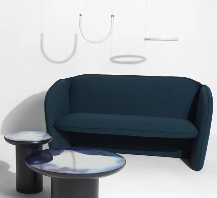 Suspension, Unseen, Lampe U, LED, dim, 2700K, 720 lm, L42cm, H28cm - Petite Friture