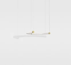 Suspension, Unseen, Lampe U, LED, dim, 2700K, 720 lm, L42cm, H28cm - Petite Friture