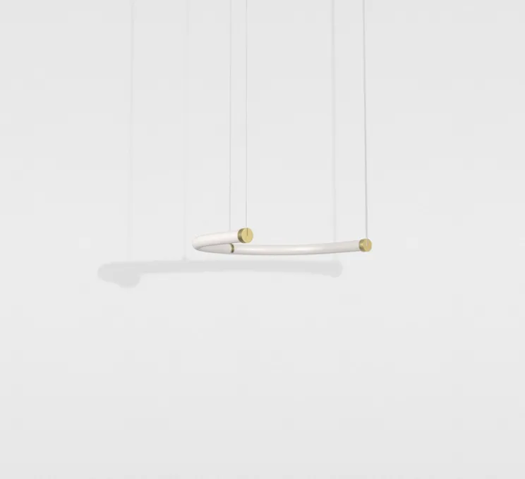 Suspension, Unseen, Lampe U, LED, dim, 2700K, 720 lm, L42cm, H28cm - Petite Friture