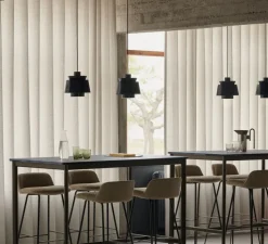 Suspension*Andtradition Suspension, Utzon JU1, , Ø22cm, H23cm - bleu métallisé