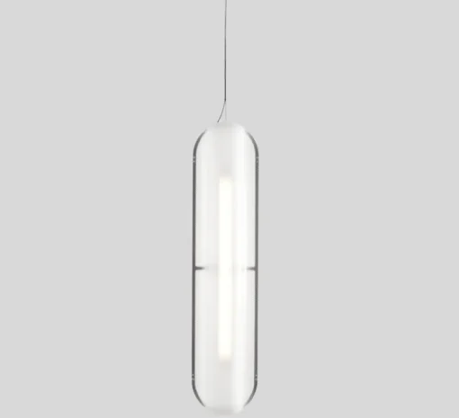 Suspension*A-N-D Suspension, Vale 1 Dali, , LED dimmable, 2700K, 1115lm, L102cm, H15cm - transparent, anthracite