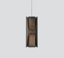 Suspension*A-N-D Suspension, Vector, 3 panneaux, , LED, dim, coupure de phase, 2700K, Ø22cm, H58cm - noir