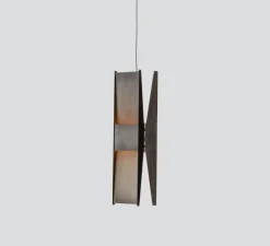 Suspension*A-N-D Suspension, Vector, 3 panneaux, , LED, dim, coupure de phase, 2700K, Ø22cm, H58cm - noir