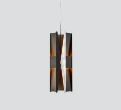 Suspension*A-N-D Suspension, Vector, 3 panneaux, , LED, dim, coupure de phase, 2700K, Ø22cm, H58cm - noir