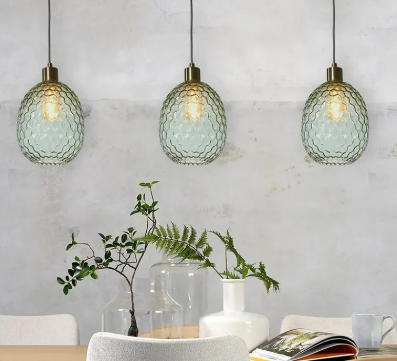 Suspension*It's about Romi Suspension, Venice, , Ø18cm, H30cm - vert, doré