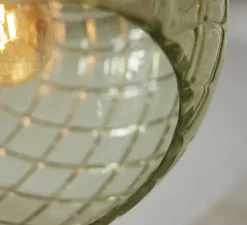 Suspension, Venice, vert, doré, Ø22cm, H26cm - It's about Romi