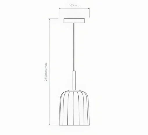 Suspension*Astro Suspension, Veo 180, , Ø16,3cm, H18cm - bronze