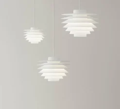 Suspension*Lyfa Suspension, Verona 250, , Ø25cm, H17,4cm - blanc