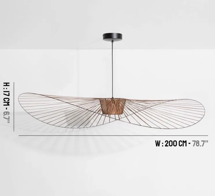 Suspension, Vertigo, grande, cuivre, Ø200cm, H17cm - Petite Friture
