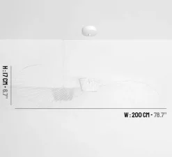 Suspension*Petite Friture Suspension, Vertigo, grande, , Ø200cm, H17cm - blanc
