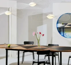 Suspension*Petite Friture Suspension, Vertigo Nova, moyenne, blanc, LED, dim, 2700K, 1350 lm, Ø140cm, H12cm -