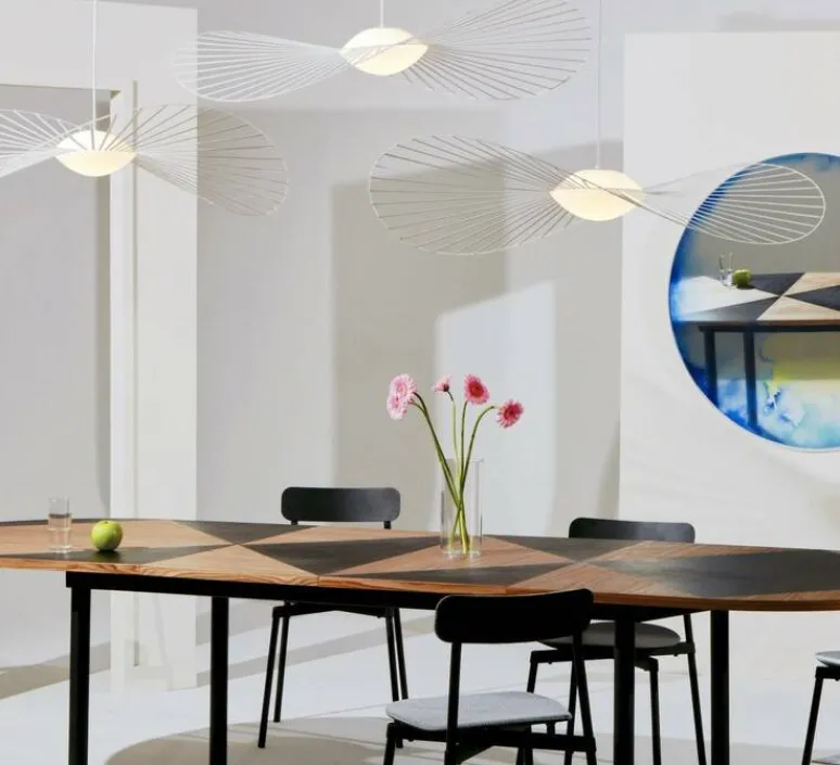 Suspension*Petite Friture Suspension, Vertigo Nova, moyenne, blanc, LED, dim, 2700K, 1350 lm, Ø140cm, H12cm -