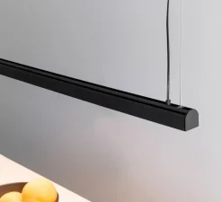 Suspension*Faro Suspension, Vico 115, , LED, dim, 2700K, 1703 lm, L115cm, H3,2cm - noir mat