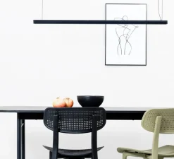 Suspension*Faro Suspension, Vico 115, , LED, dim, 2700K, 2800 lm, L115cm, H3,2cm - noir mat
