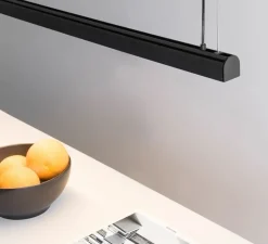 Suspension*Faro Suspension, Vico 115, , LED, dim, 2700K, 2800 lm, L115cm, H3,2cm - noir mat