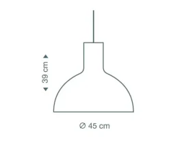 Suspension*Secto Design Suspension, Victo, 4251, , Ø45, h39cm - bouleau