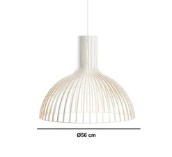 Suspension*Secto Design Suspension, Victo, , Ø56cm, H48cm - blanc