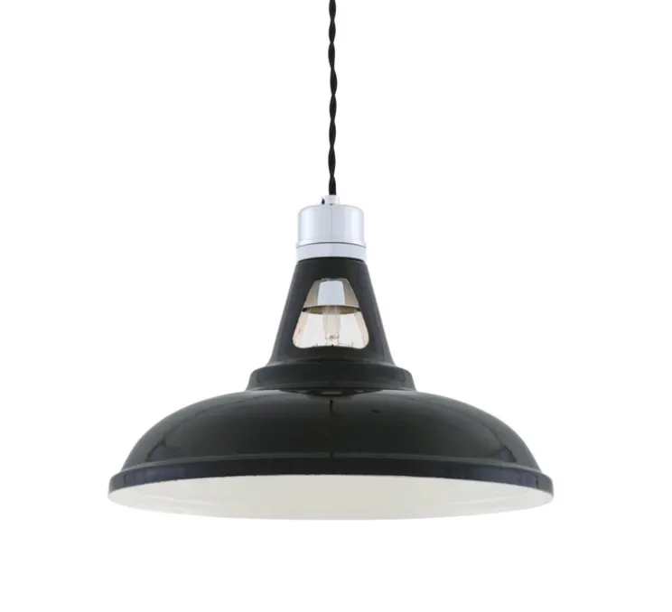 Suspension, Vienna, noir, Ø30,5cm, H23cm - Mullan Lighting