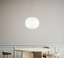 Suspension*Lodes Suspension, Volum 42 sans rosace, , Ø42cm, H42cm - blanc brillant