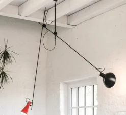 Suspension, VV Cinquanta, noir et rouge, L190cm, H180cm - Astep