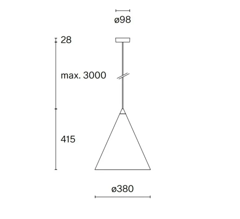 Suspension*Wastberg Suspension, w221 Medium s2, brut brossé, LED, dim, 2700K, 922 lm, Ø38cm, H41,5cm - argenté
