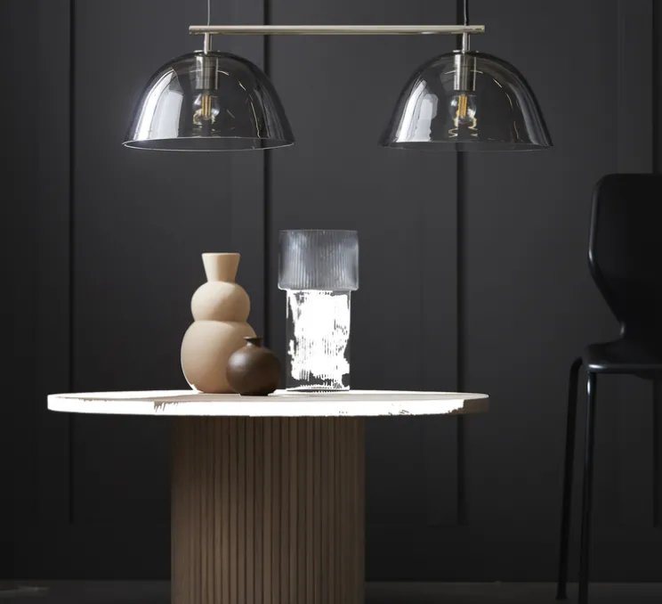 Suspension, Wendo 70, nickel, L70cm, H19cm - Cobankeryd