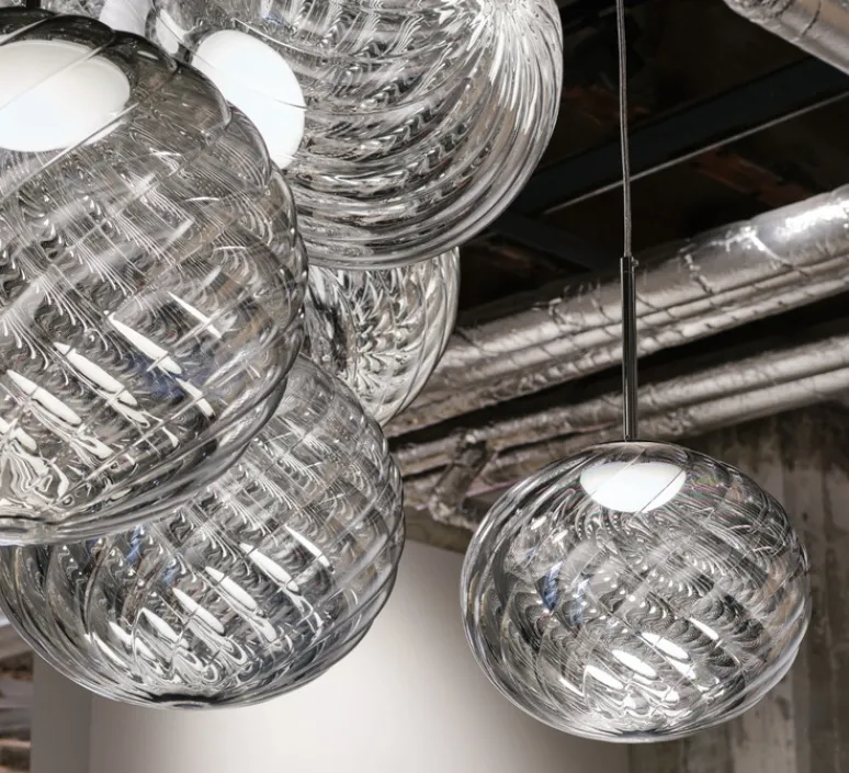 Suspension*Tom Dixon Suspension, WHIRL 25, , L30cm, H26cm - argent